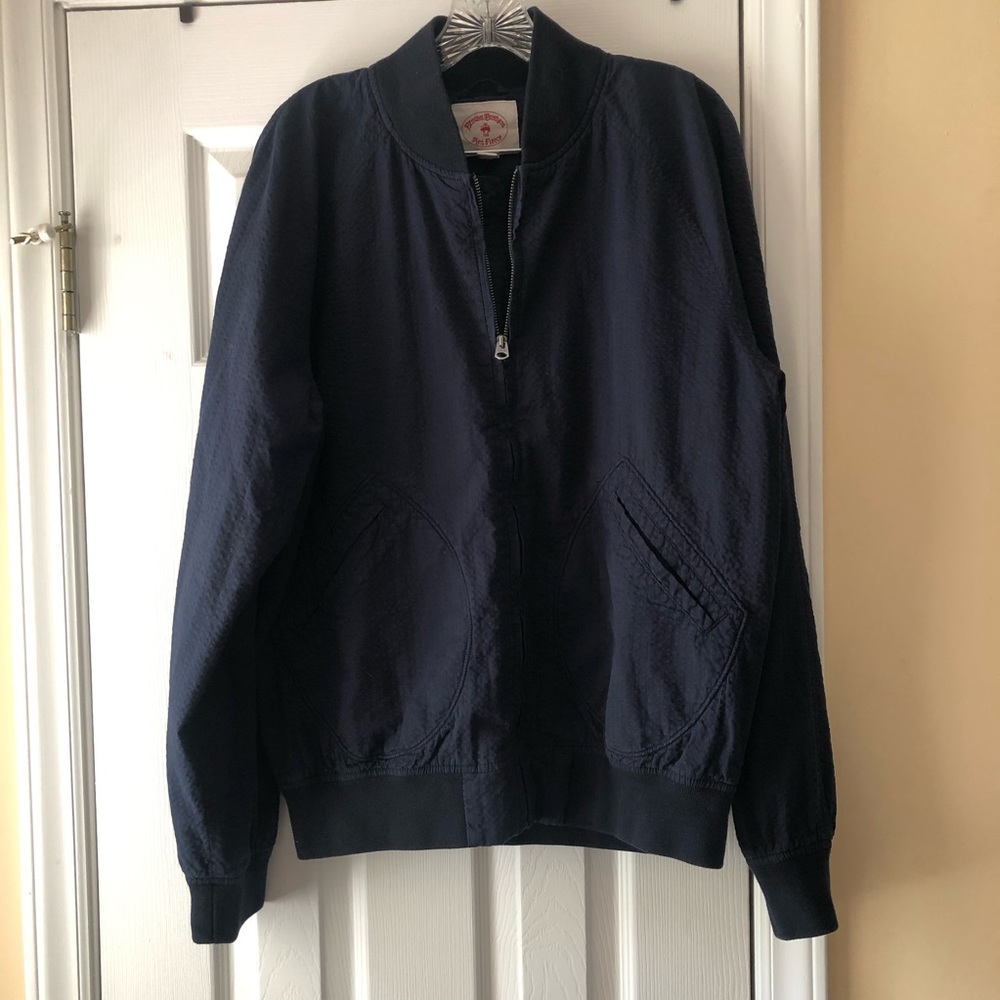 SOLD | Brooks Brothers | Men’s Blue Bomber Jacket - Picture 3 of 9